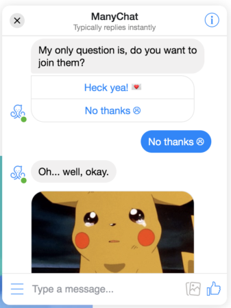 ManyChat Dark Pattern