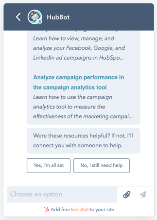 HubSpot Choice Architecture