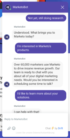 Marketo Dialogflow 1