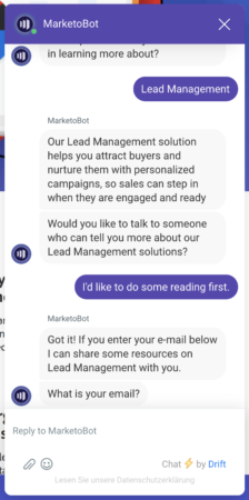 Marketo Dialogflow 3