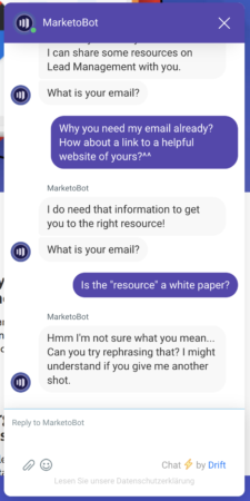 Marketo Dialogflow 4