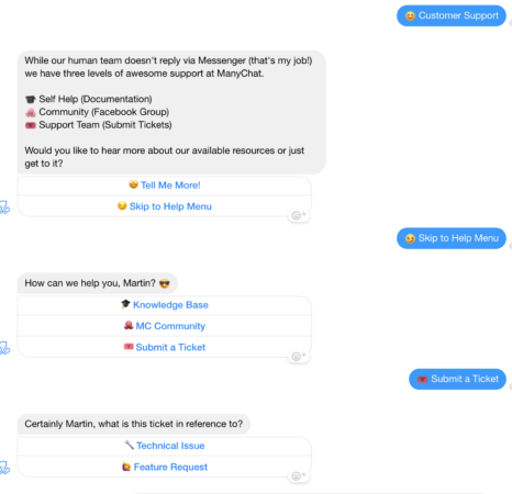 ManyChat Dialogflow 2