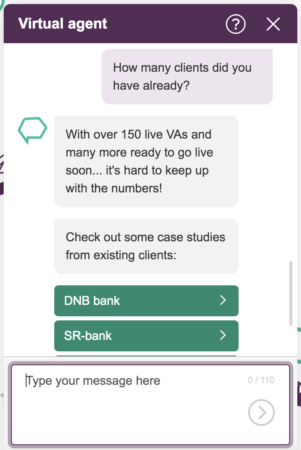 Boost.ai Dialogführung
